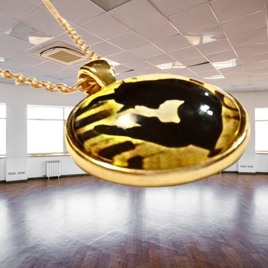 Ballet Dancer Rose Gold Necklace