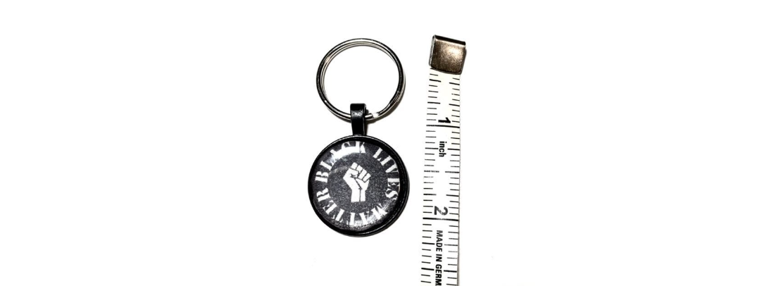 Black Lives Matter Custom Keychain