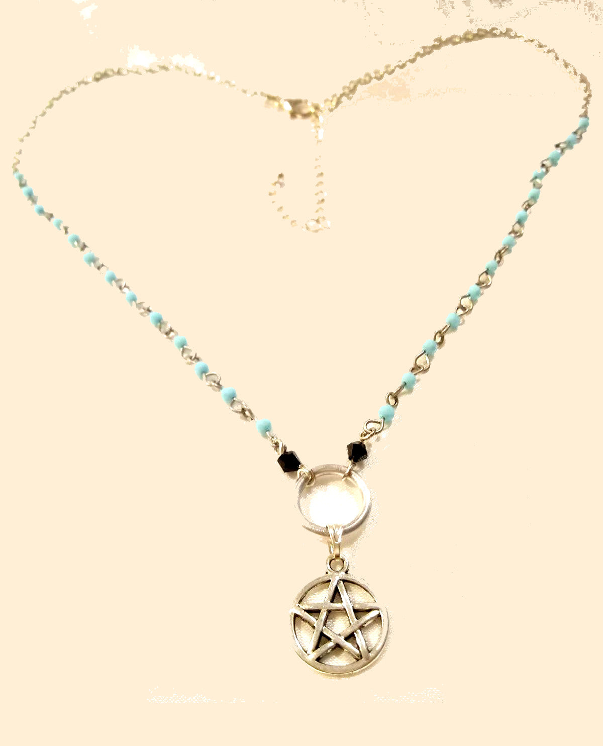 Discreet Day Silver Star Captive Choker