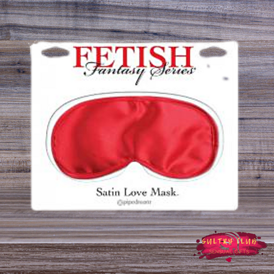 Fetish Fantasy Love Mask-red Satin