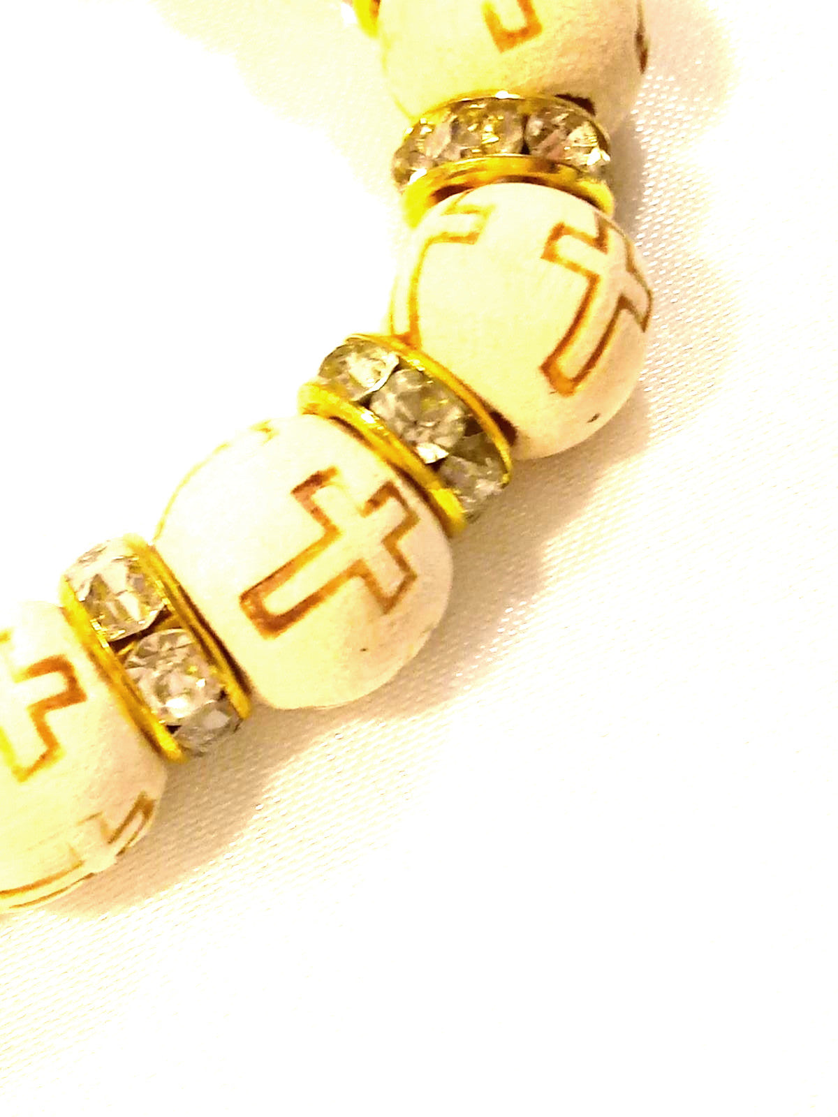 Inked Wooden Cross Minimalist Bracelet