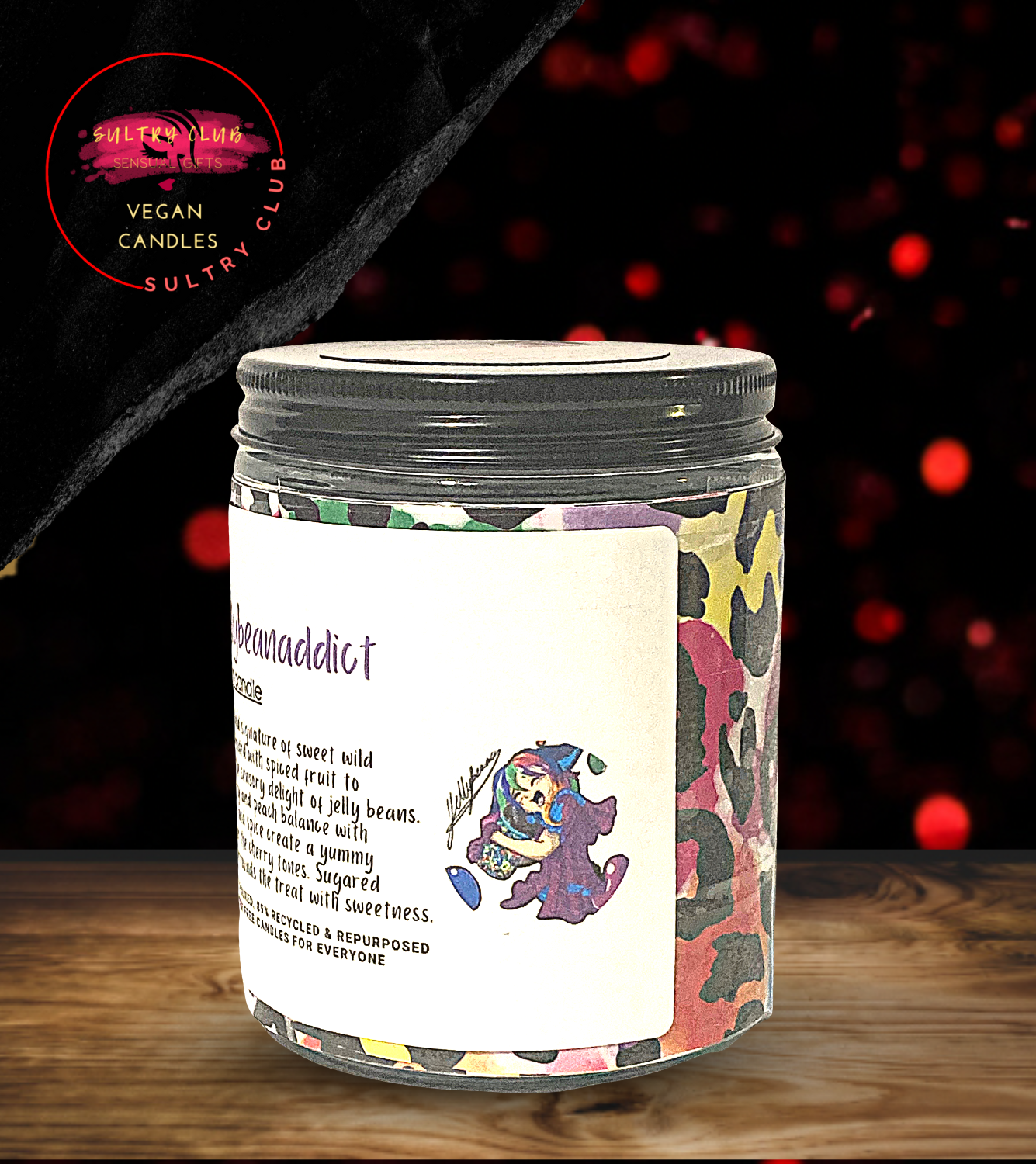 #JELLYBEANADDICT Vegan Candle