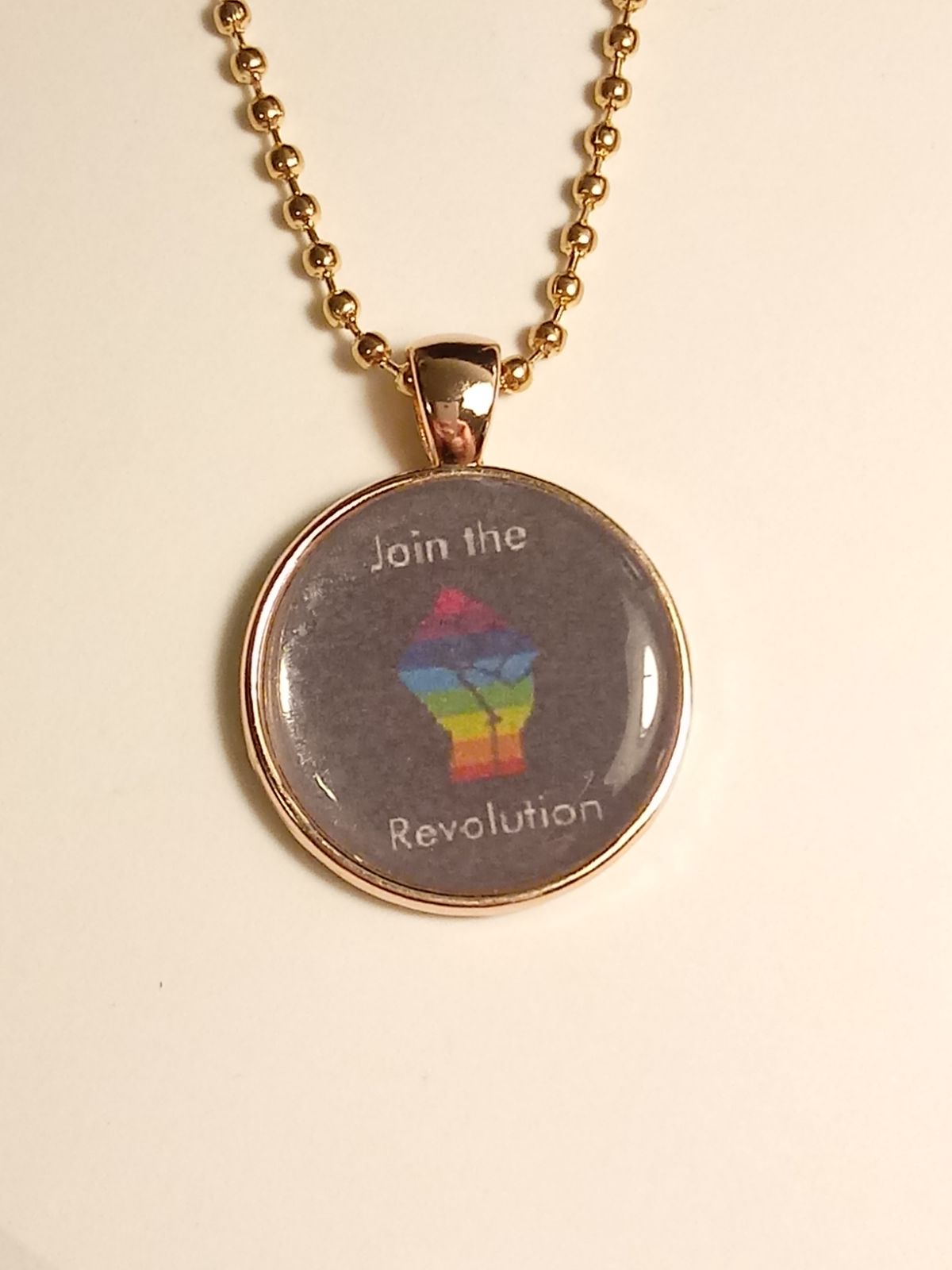 Join The Revolution Original Protest Necklace