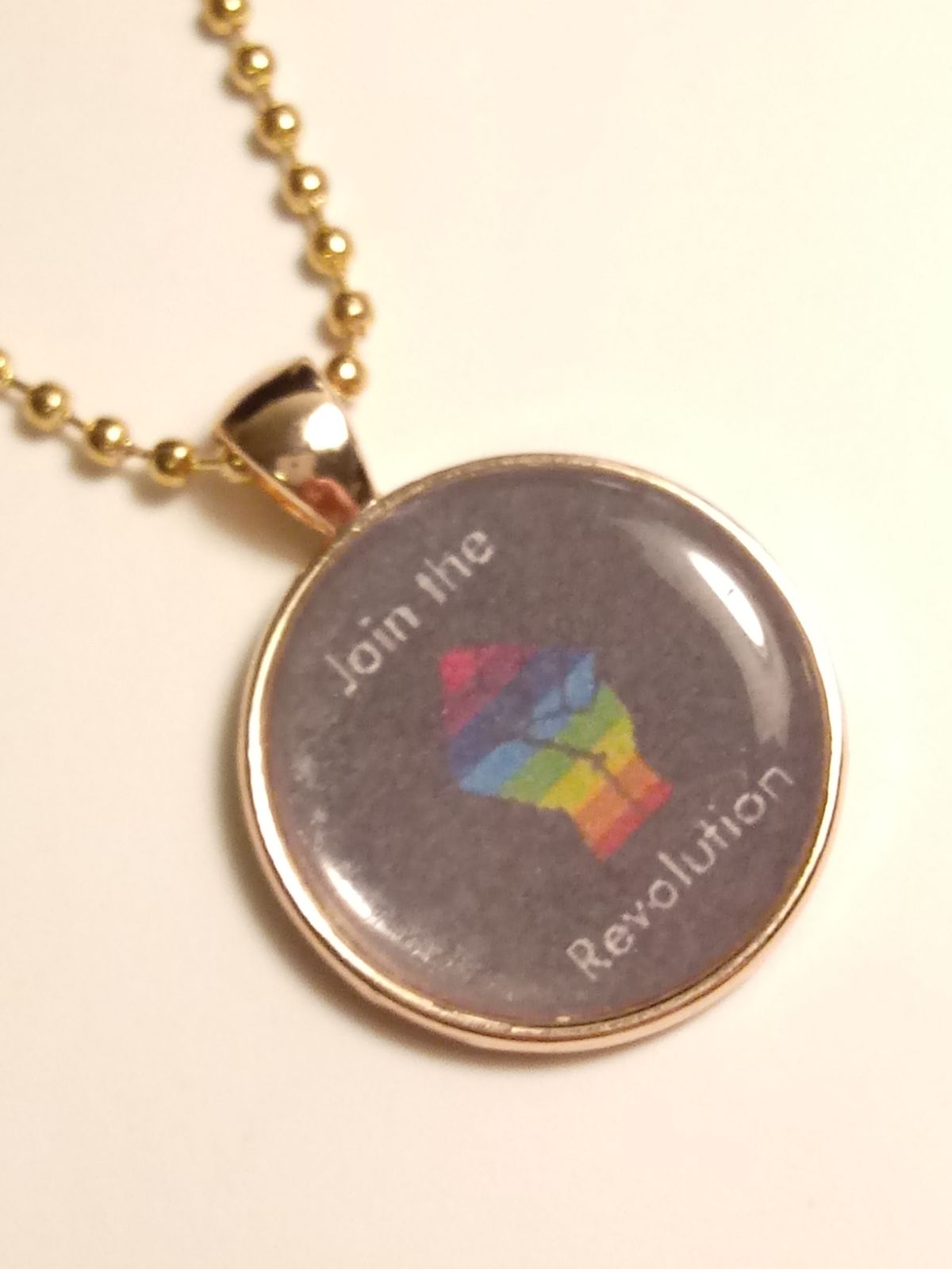 Join The Revolution Original Protest Necklace