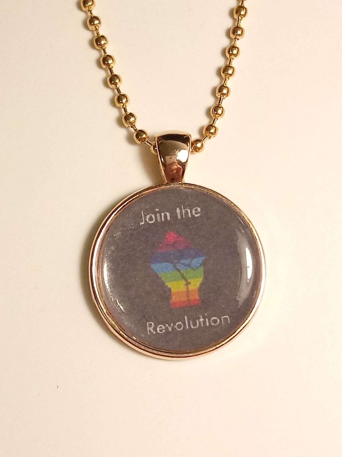 Join The Revolution Original Protest Necklace
