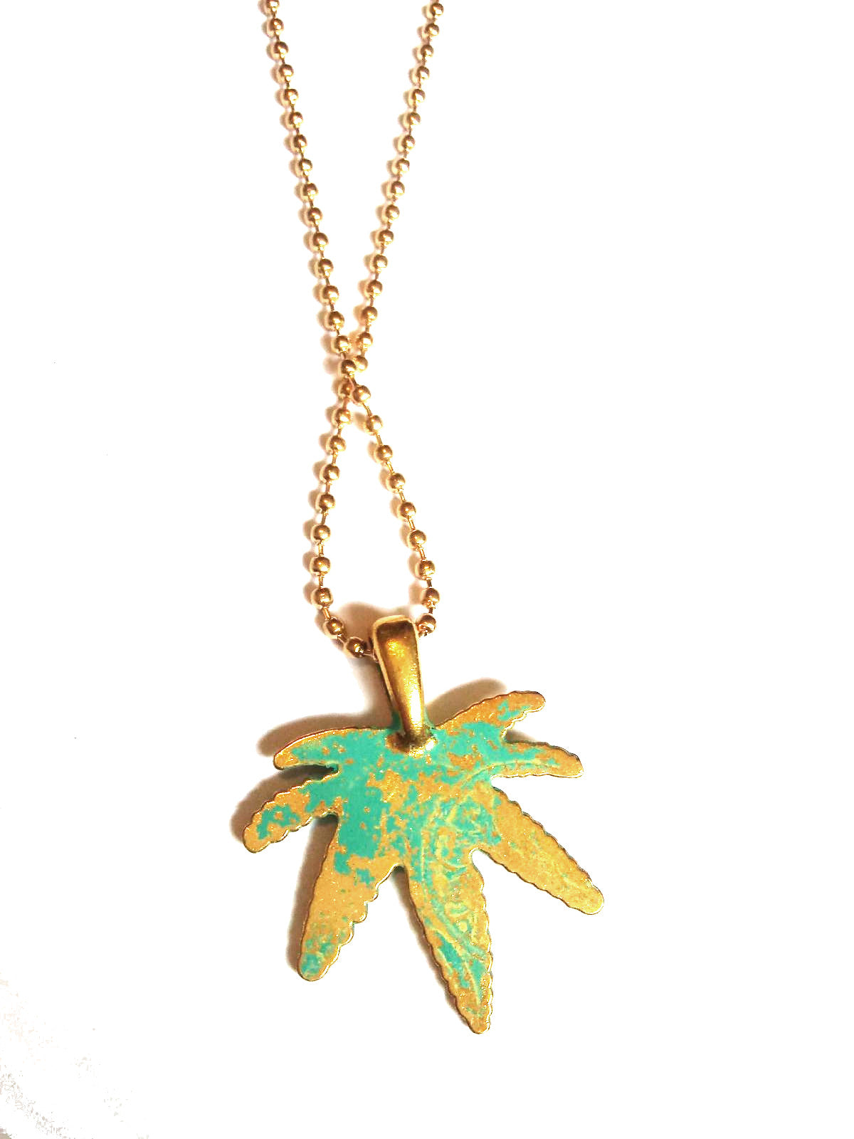 Marijuana Leaf Necklace