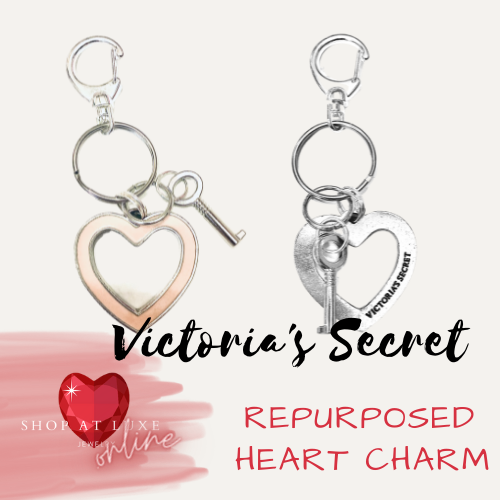 Victoria's Secret Keyring And Pink Padlock Choker