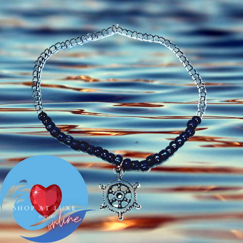 Sail Away Petite Beaded Charm Bracelet