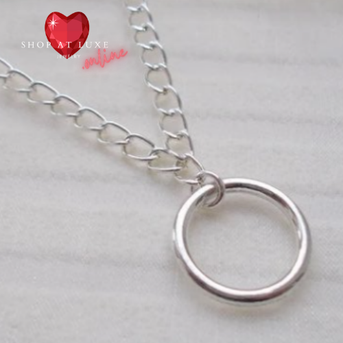 Steel Open Circle Captive Choker