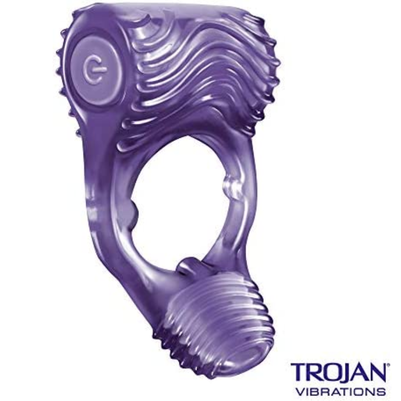 Trojan Vibrations Tandem Couples Vibrating Ring shopatluxe.online Trojan Vibrations Tandem Couples Vibrating Ring shopatluxe.online