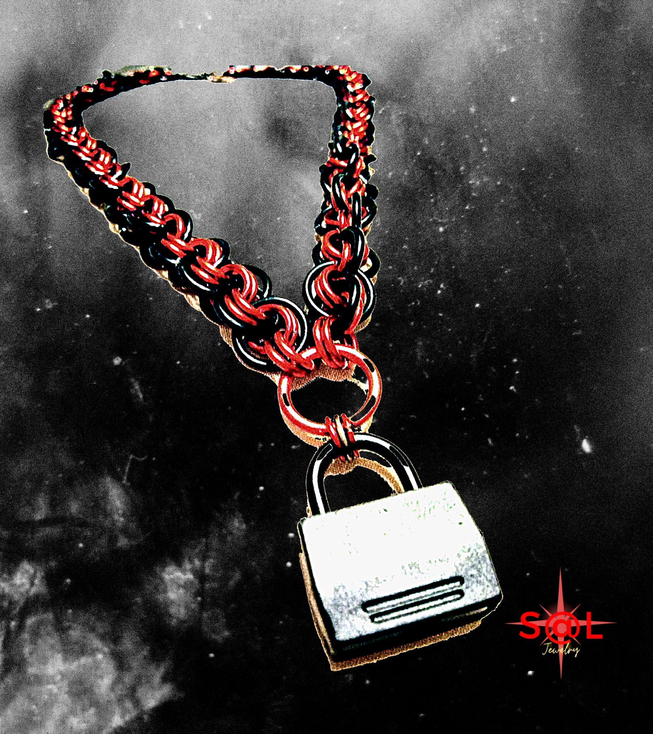 Viper Padlock Discreet Sub Collar Choker