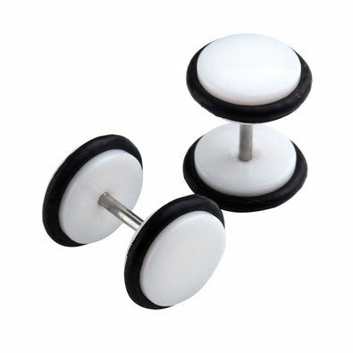 Acrylic 12mm Cheater Plugs 18g