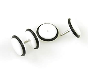 Acrylic 12mm Cheater Plugs 18g