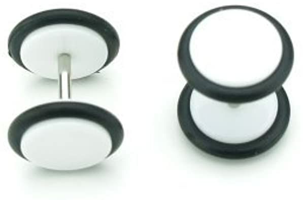 Acrylic 12mm Cheater Plugs 18g