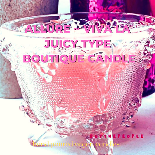 ALLURE- Viva La Juicy Type Candle In Crystal Challice
