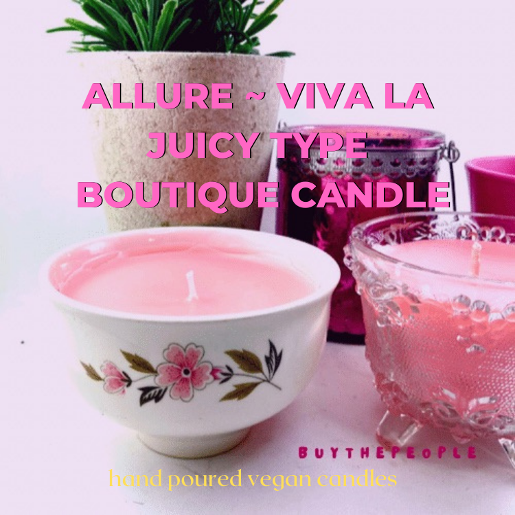 ALLURE- Viva La Juicy Type Candle In Crystal Challice
