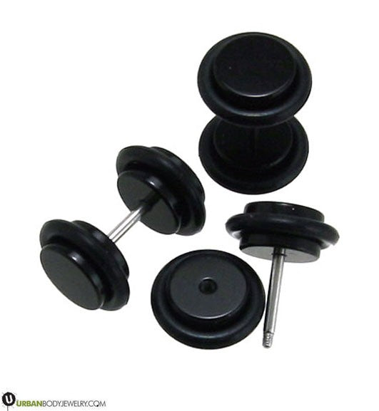 Acrylic 12mm Cheater Plugs 18g