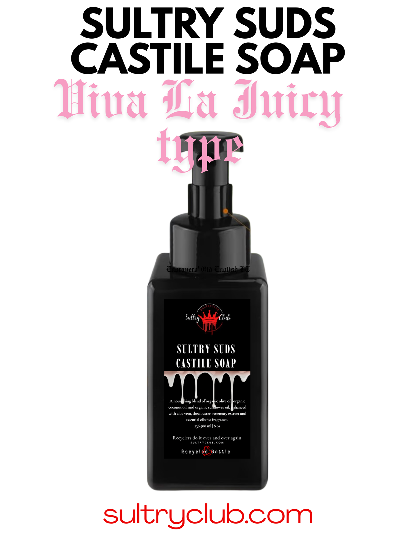 Sultry Suds™ Vegan Foaming Soap (Viva La Juicy type)