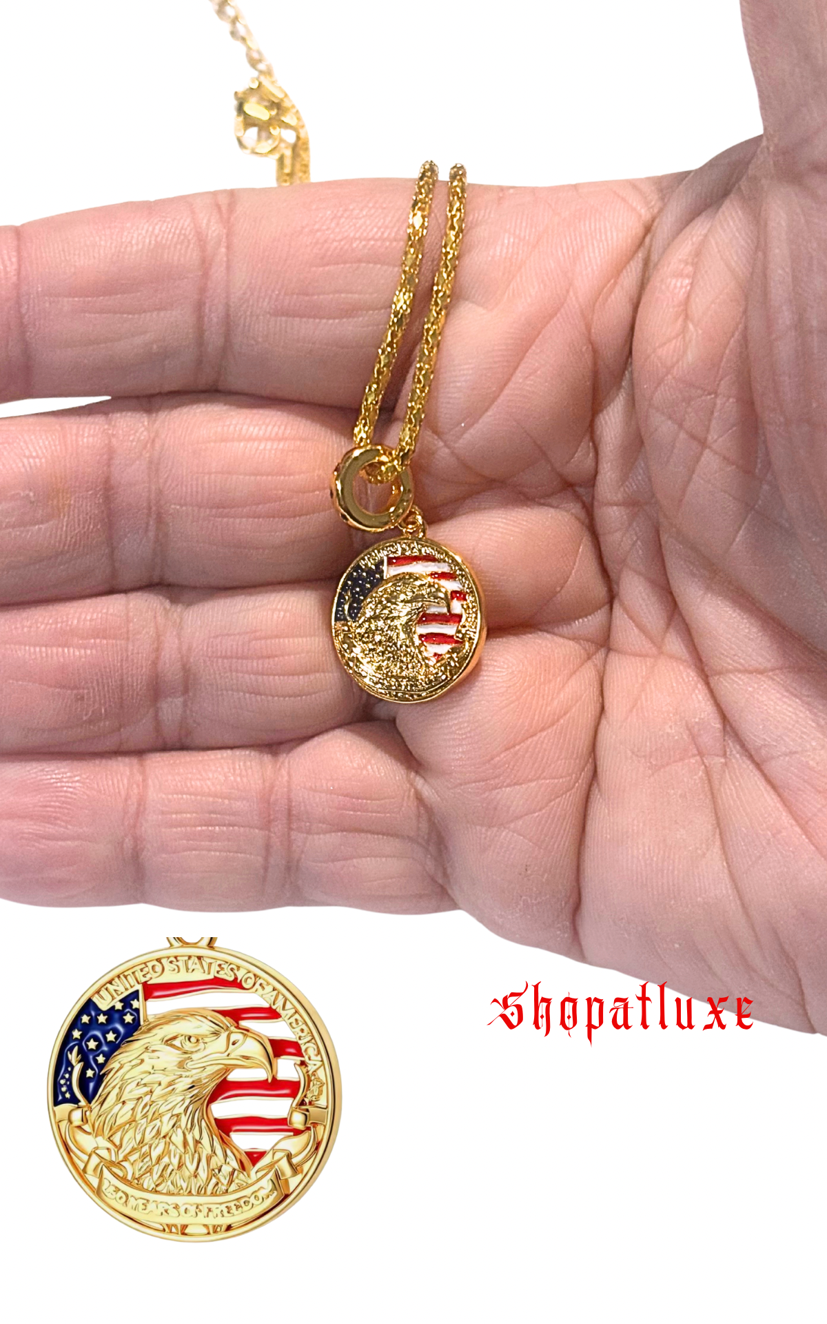250th USA Anniversary Necklace
