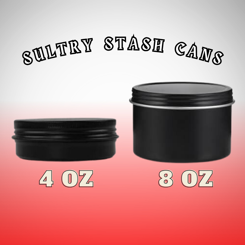 Moonlight Cat Stash Tins - Round Storage Container