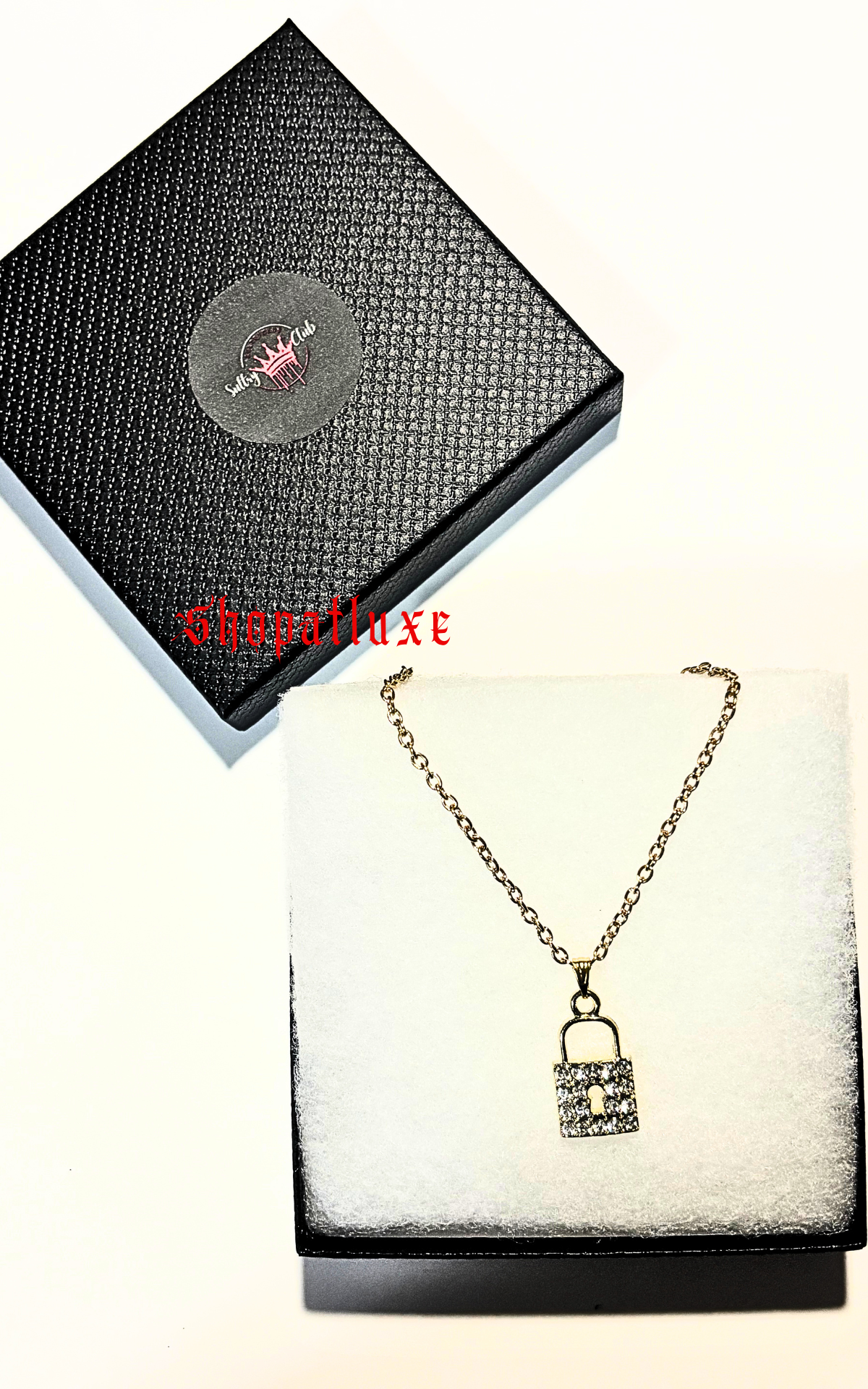 Locked In Charm Necklace with Lock And Key