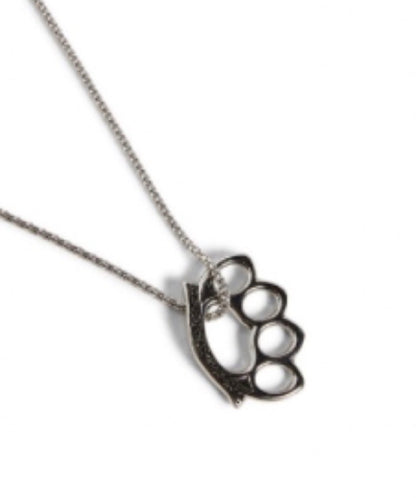 Brass Knuckle Duster Necklace