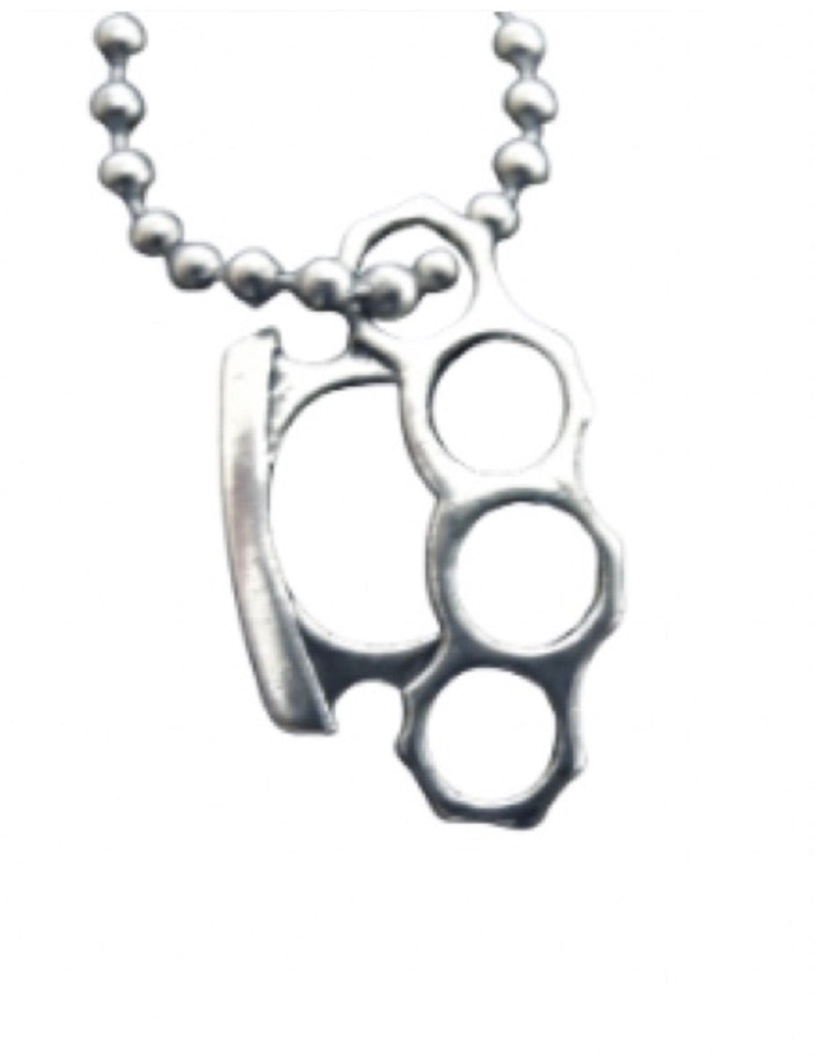 Brass Knuckle Duster Necklace