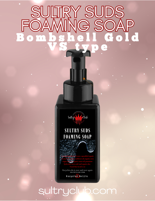 Sultry Suds™ Vegan Foaming Soap (Bombshell Gold type)