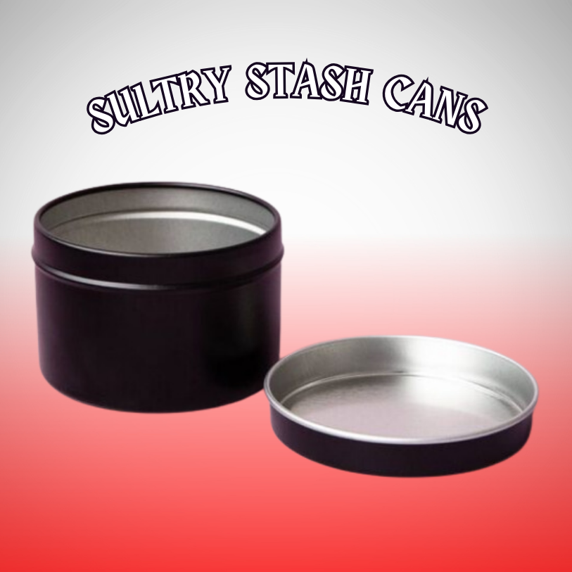 BLACK CROW Stash Tin - Round Storage Container