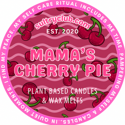 Mama's Cherry Pie Vegan Candle