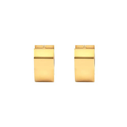 Edforce Stainless Steel Small Hoop Huggie Earrings For Mens Womens