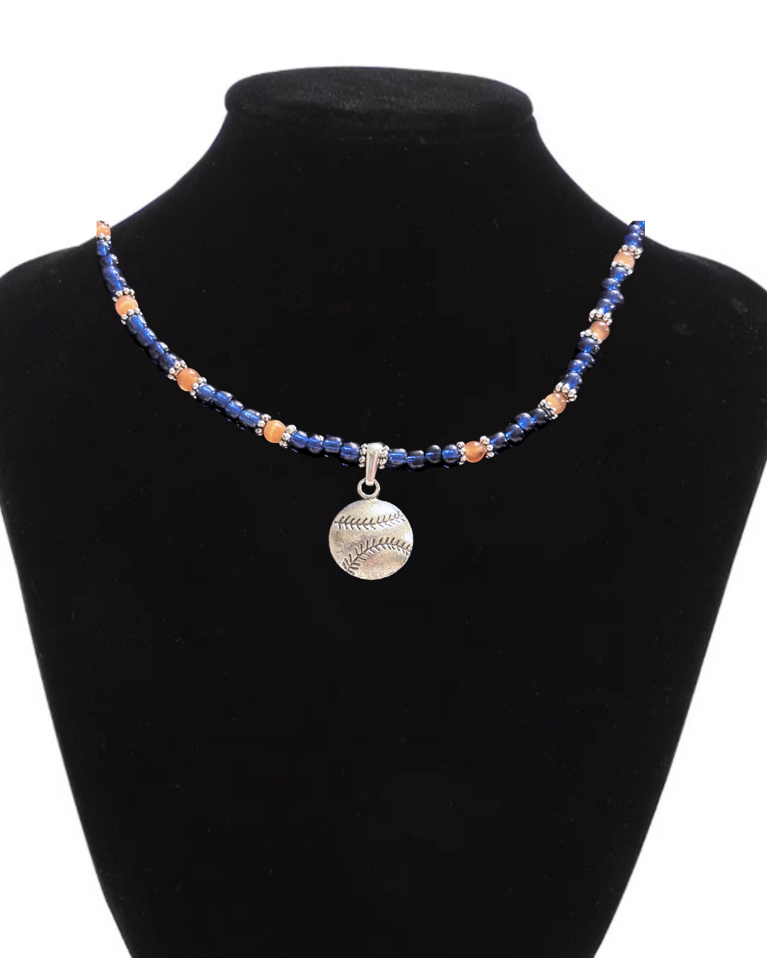 Detroit Tigers Baseball Fan Necklace