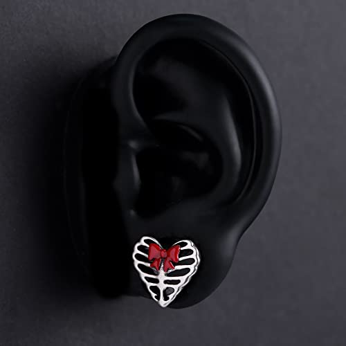 2PCS Ear Gauges Double Flared Plugs Sweet Cool Ear Stretcher Expander Heart Shape Gauge Earrings For Women Cute Piercings 0g-1"