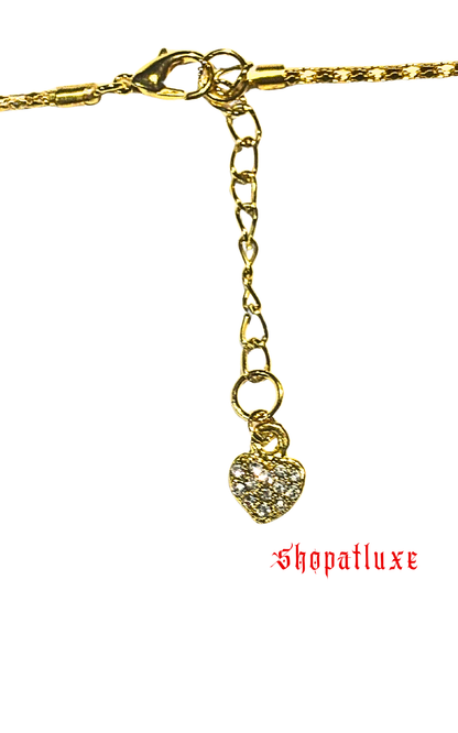 Locked In Charm Necklace with Lock And Key