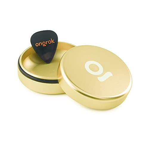 ONGROK Storage Puck, Gold, Perfect Size Case to Store in Your Pocket, Airtight, Preserves Moisture Profile, Smell and Aroma