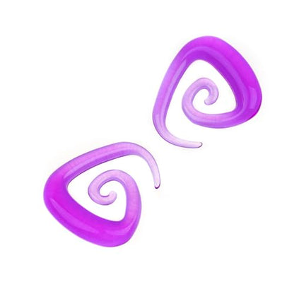 Ear Gauges Stretching Kit 14G-00G Acrylic Sprial Tapers Plugs Expander Sets Heart Tunnels Piering Jewelry Horeseshoes Taper For Ears