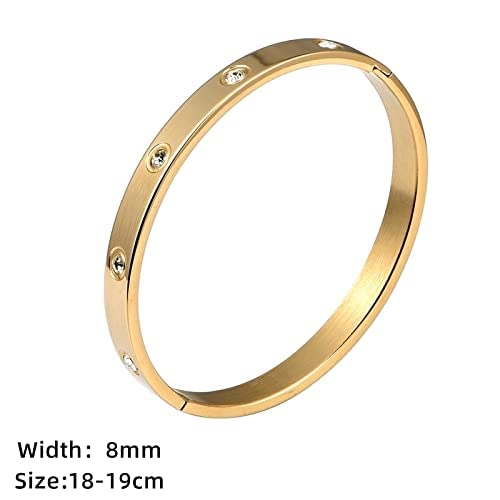 WFYOU 3PCS Stainless Steel Bracelets for Men Gold Roman Numeral Bangle Bracelet Twisted Cable Bracelet Adjustable Cuff Bracelet Mens Luxury Jewelry Bracelets Gifts