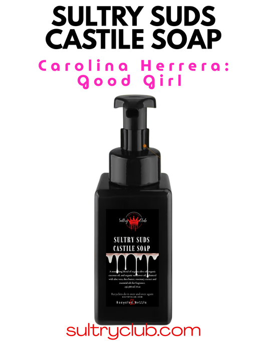 Sultry Suds™ Vegan Foaming Soap (Carolina Herrera: Good Girl type)