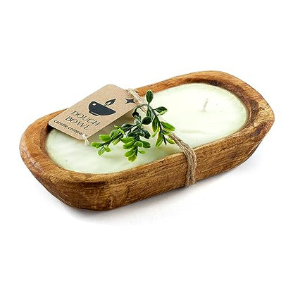 English Garden Soy Candle - 6 Wick Candle Essential Oil Wax Melts, Rustic Farmhouse Decor Odor Eliminator, 32 Ounce All-Natural Soy Candles Gifts for Women and Men