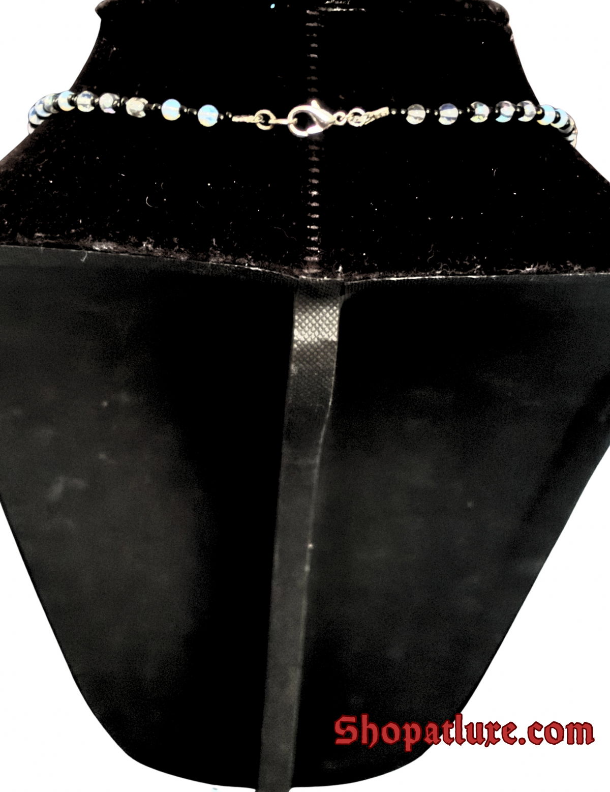 White Wolf Moonstone Necklace