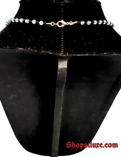 White Wolf Moonstone Necklace
