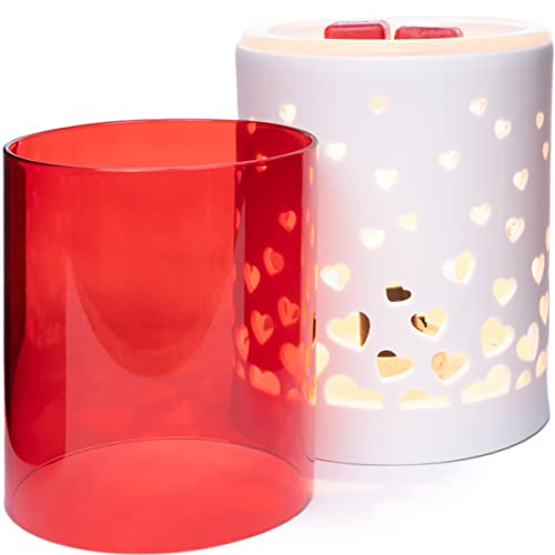 Scentsationals Romance Collection - Scented Wax Warmer - Romantic Wax Cube Melter & Burner - Electric Romance Fragrance Home Air Freshener Gift (Love Bunnies)