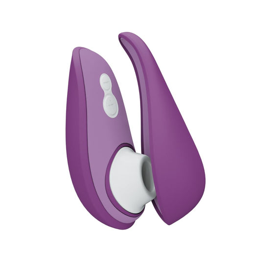 Womanizer Liberty 2 Pleasure Air Clit Sucker | Clitoral Stimulator | Sucking Vibrator for Women & Couples | Clitoris Suction Sexual Pleasure Device | Adult Sex Toys for Woman | Use Lube | Purple