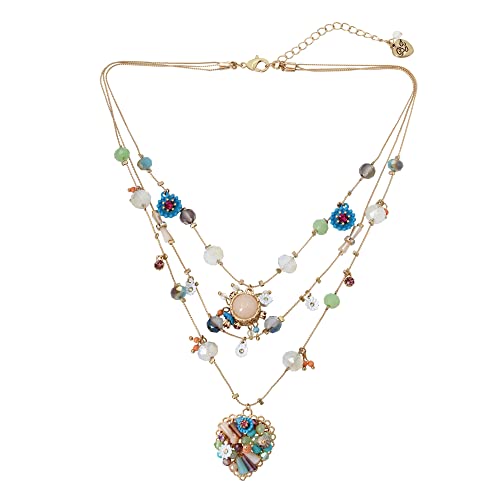 Betsey Johnson Woven Layered Necklace