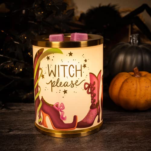 Scentsationals Halloween Collection - Scented Wax Warmer - Spooky Season Wax Cube Melter & Burner - Electric Autumn Fragrance Home Air Freshener Gift (Apothecary)