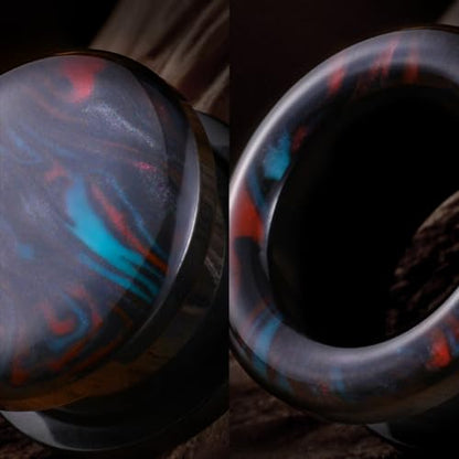 4PCS Stainless Steel Ear Gagues Ink Mixing Type Ear Tunnels and Plugs Screw Fit Expander Stretcher Piercings