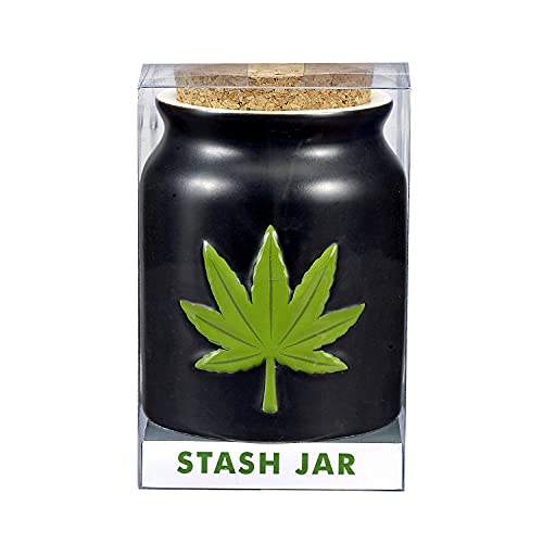 FASHIONCRAFT Patriotic Embossed Leaf Stash Jar