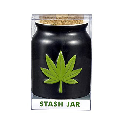 FASHIONCRAFT Patriotic Embossed Leaf Stash Jar