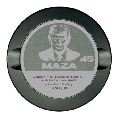 Edition 007: MAZA Metal Snus Can, Metal Container for Zyn, ON, Velo, or Lucy Pouches, Custom Snus Container, Tobacco Can, Dip Can, Gift, Nicotine Pouch Tin, Gift for Him (Champagne Gold)