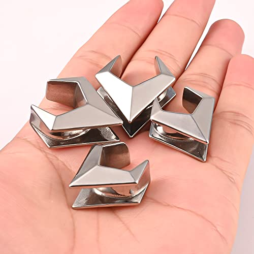 DOEARKO 2PCS Ear Gauges Cool Rhombus Saddle Ear Plugs Body Piercing Tunnels 316 Stainless Steel Hypoallergenic Earrings Plugs for Ears Expander Body Jewelry